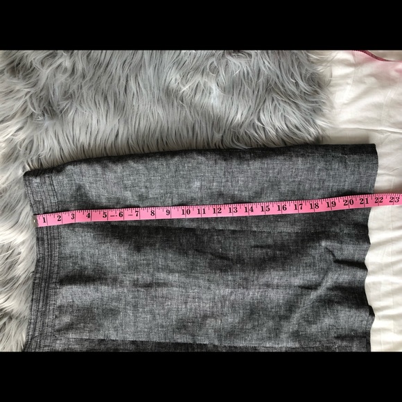 Banana Republic Linen denim color pencil skirt M3 - Picture 5 of 7